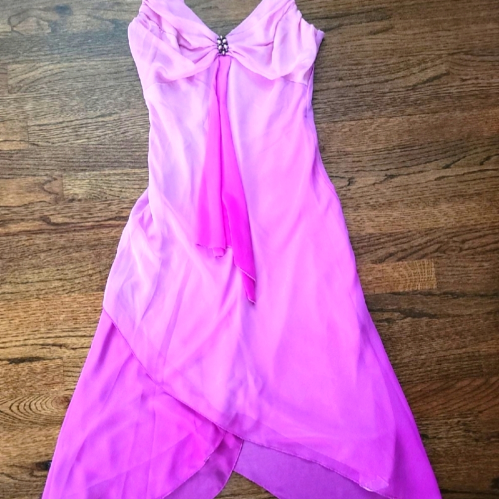 Ombre pink dress